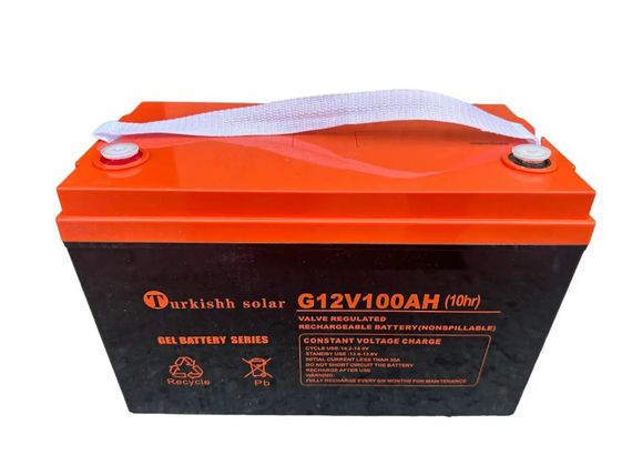 Гелевий акумулятор BATTERY GEL Turkishh Solar 12V 100 Ah | Зображення 1