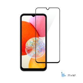 Захисне скло 2E  для Samsung Galaxy A14 (A145F), 2.5D FCFG, (1 Pack),black border (2E-G-A14-SMFCFG-BB)