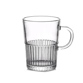 Набор чашек стеклянных 2 шт для чая и кофе 500 мл прозрачные HP-YH-70