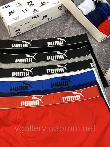 Мужские трусы Пума | Набор мужских боксеров Puma плавки хлопок | Зображення 6