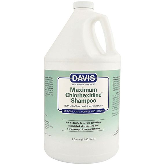 Шампунь для лечения дерматологических заболеваний у собак и кошек Davis Maximum Chlorhexidine Shampoo