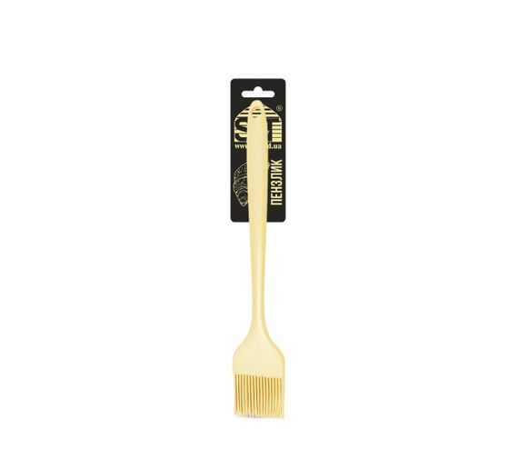 Пензлик силіконовий SNT Creamy 3300-26 26.3х4.3 см кремовий