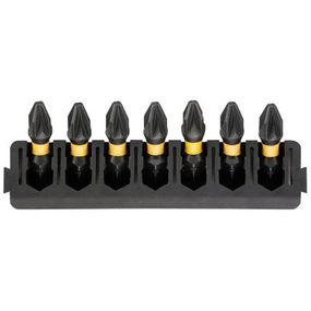 Набор бит DeWALT в касете для Tough Case, FlexTorq, L = 25 мм, Pz2, 7 шт (DT70811)