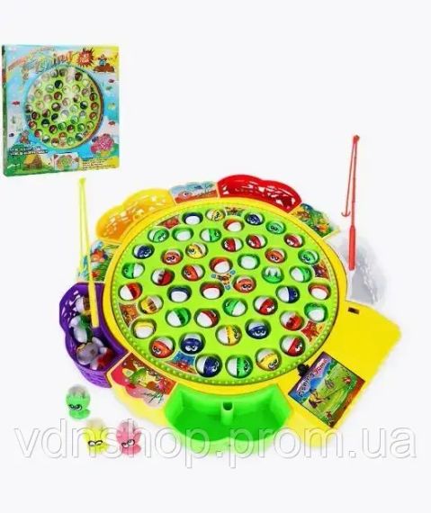 Игра музыкальная рыбалка с рыбками и удочками