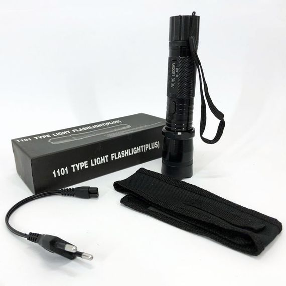 Светодиодный фонарь тактический Police BL-1101 ЗУ 220В + чехол, фонарь ручной тактический | Зображення 3