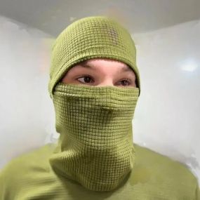 Шапка маска, Балаклава утеплена термофліс хакі