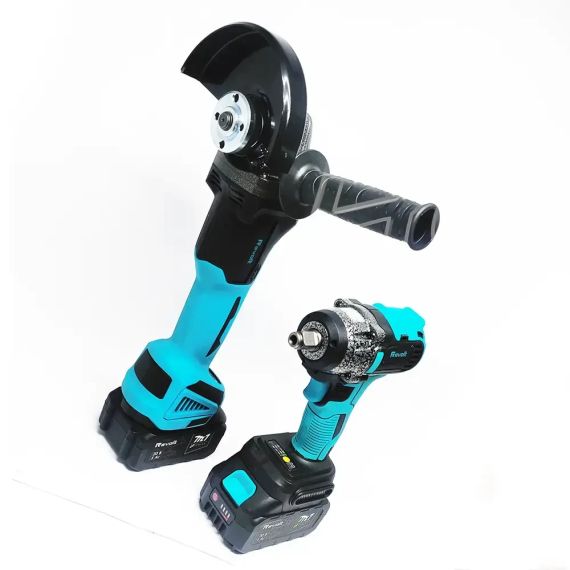 Аккумуляторный набор 2 в 1 гайковерт болгарка угловая (турбинка) 21V 4Ah | Зображення 2