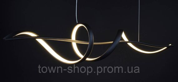 Люстра потолочная LED H26L-1000-bk Черный 30-140х20х100 см. | Зображення 5