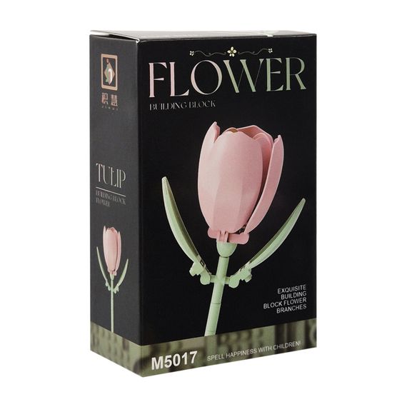 Конструктор дитячий Flower M5026-17 елементи для створення стебла та пелюсток