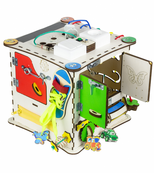 Будиночок розвиваючий. Бізіборд K009 з підсвічуванням | Зображення 3