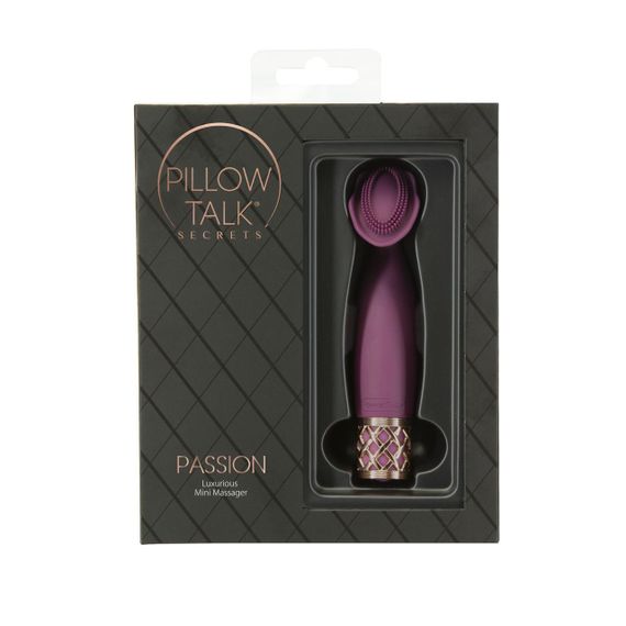 Кліторальний вібратор Pillow Talk Secrets Passion Wine вигнутий водонепроникний на акумуляторі | Зображення 6