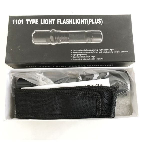 Світлодіодний ліхтарик з відлякувачем Police BL-1101 ЗУ 220В + чохол, ліхтар ручний тактичний | Зображення 4