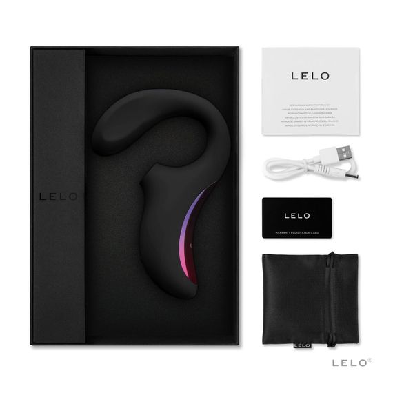 Кліторально-вагінальний звуковий стимулятор LELO Enigma Cruise Black | Зображення 8