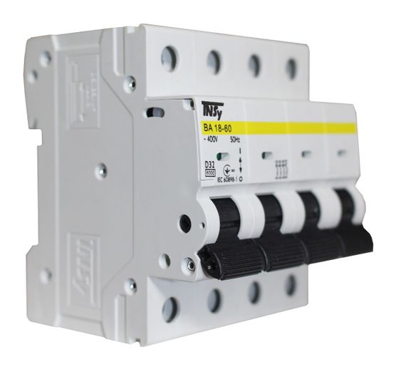 Автоматичний вимикач ВА18-60 4Р 32А 6кА х-ка D Ny95504821