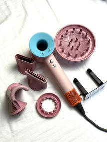 Фен Super Hair Dryer ceramic pop з іонізацією та турборежимом 5 насадок