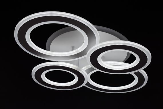 Люстра світлодіодна стельова LED світильник для квартири на стелю лед 26332 Білий 11х45х58 см. | Зображення 1