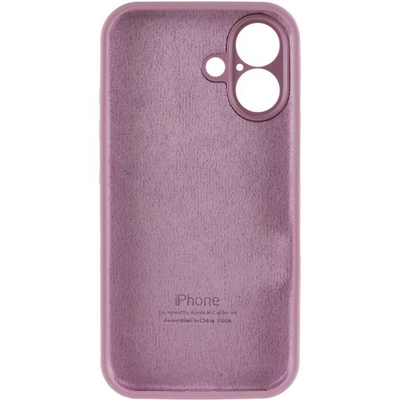 Чохол Silicone Case Full Camera Protective (AA) для Apple iPhone 16 (6.1") Ліловий / Lilac Pride | Зображення 5