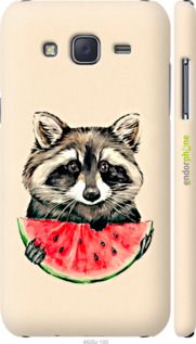 Чохол на Samsung Galaxy J5 (2015) J500H Єнотик з кавуном "4605m-100-2448"