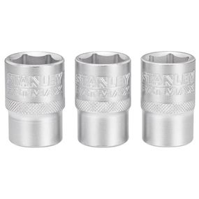 Набор торцевых головок 1/2 Maxi Drive, с шестигранным профилем, 3 шт: 17, 18, 19 мм STANLEY FMMT17094-0