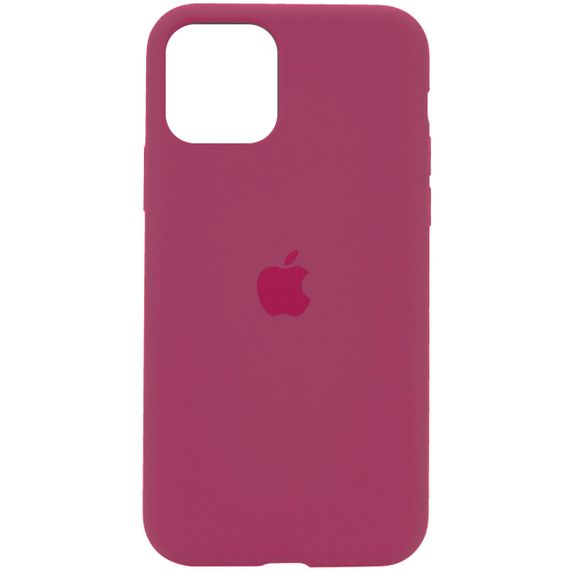 Чохол Silicone Case Full Protective (AA) для Apple iPhone 11 Pro Max (6.5") Червоний/Rose Red