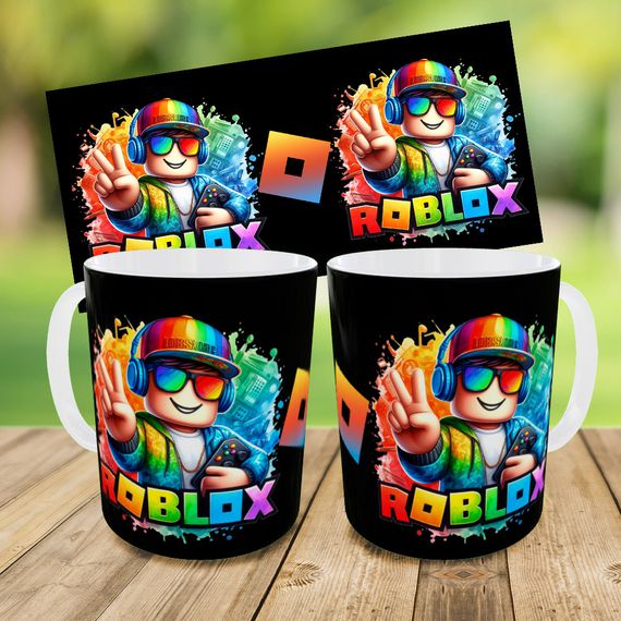 Набір дитячий Роблокс «Roblox» рюкзак 36х27см сумка-бананка, кружка з принтом для хлопчика (01588) | Зображення 8