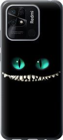 Чехол на Xiaomi Redmi 10C Чеширский кот из пластика FCh_084604