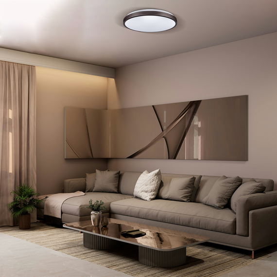 RING матовий 80W 480*60мм 3000К-6500К з ДК бронзовий | Зображення 7