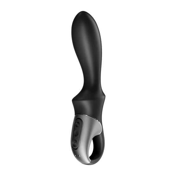 Анальный смарт-вибратор с подогревом Heat Climax, черный цвет Satisfyer (Германия) Sex Aura