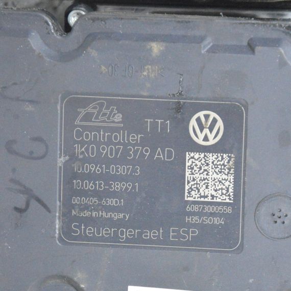 Блок управління ABS Volkswagen Golf V 2003-2009 Насос АБС Фольксваген Гольф 5 1K0907379AD 1K0614517BD | Зображення 4