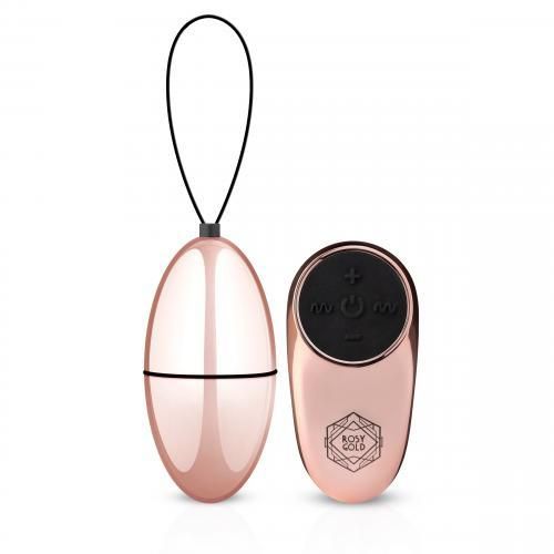 Віброяйце з пультом керування на батарейках Rosy Gold-New Vibrating Egg sexstyle