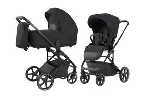 Коляска універсальна CRL-6522 "Alfa" Rock Black 2в1 CARRELLO