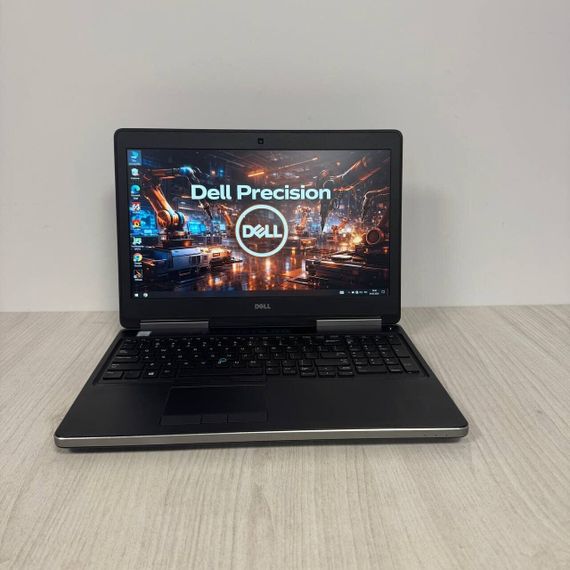 Мобильная рабочая станция Dell Precision 7510 / 15.6" (1920x1080) IPS / Intel Core i5-6300HQ (4 ядра по 2.3 - 3.2 GHz) / 8 GB DDR4 / 256 GB SSD / AMD FirePro W5170M, 2 GB GDDR5, 128-bit / WebCam б/у | Зображення 1
