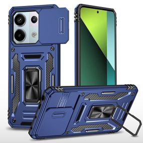 Ударостійкий чохол Camshield Army Ring для Xiaomi Poco X6 Pro Синій / Navy
