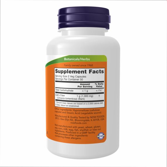 Cat's Claw 500mg - 100 vcaps | Зображення 1