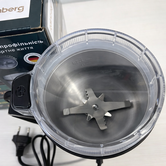 Кофемолка Rainberg RB-2334 600 Вт для быстрого и равномерного помола кофе и специй | Зображення 3