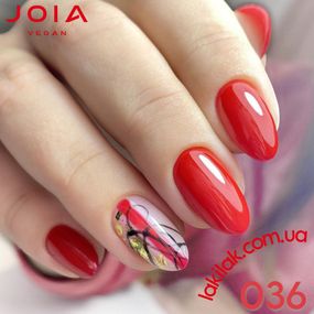 Гель-лак JOIA vegan 036 полуничний, 6 мл