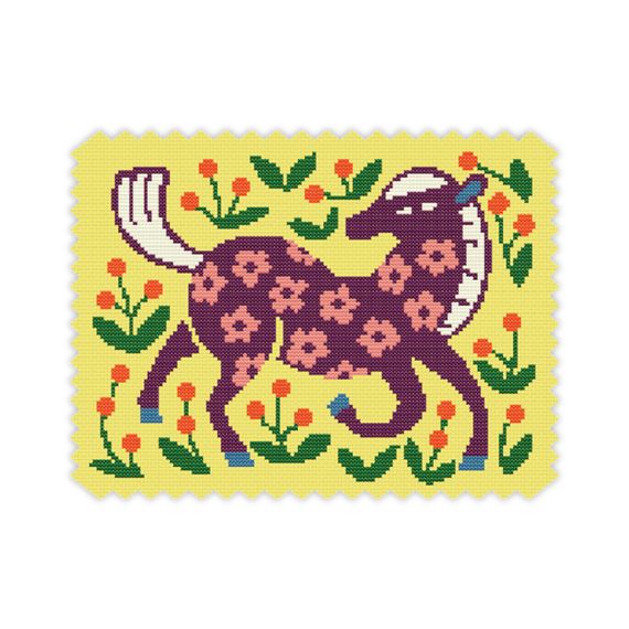 Набір для вишивання «Яскравий коник» | Зображення 1