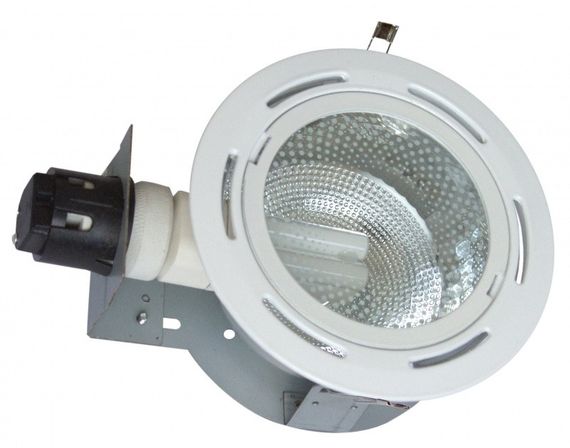 Світильник Downlight стельовий вбудований DL-07W E27 WH Brille 166025