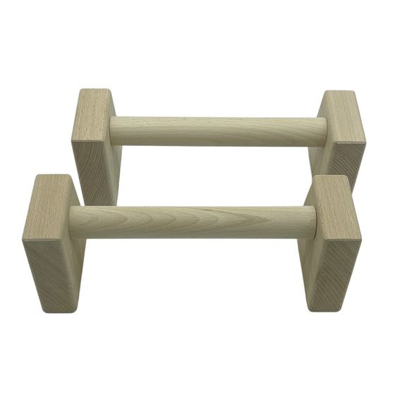 Паралетсы, упоры для отжимания деревянные Wood Gym Push Up NE-WD-40 из бука 40 см 2 шт | Зображення 3