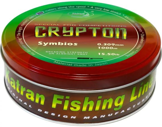 Волосінь Katran Crypton Symbios 1000m (neon/brown) 0.309mm 15.5lb/7.03kg | Зображення 2