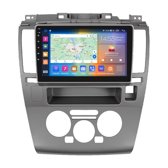 Штатна магнітола 9" Lesko для Nissan Versa I 2006-2012 4/64Gb CarPlay 4G Wi-Fi GPS Prime IPS 8 ядер Ниссан