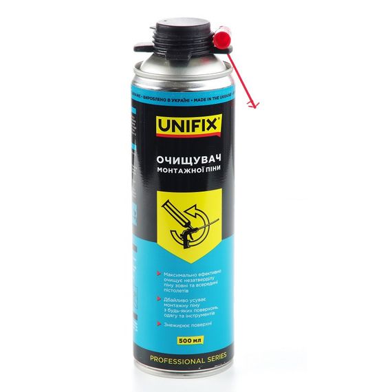 Очисник монтажної піни 500 мл UNIFIX 9512501