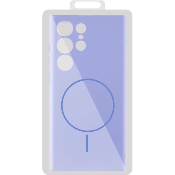 Чохол Silicone Cover Lakshmi Full Camera (AA) with MagFit для Samsung Galaxy S24 Ultra Бузковий / Dasheen | Зображення 4