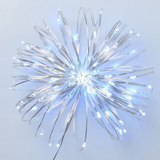 Електрична гірлянда YES Нитка 975036 10 м 100 LED холодно-біла