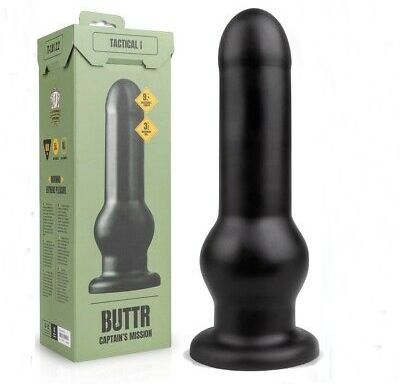 Велика анальна пробка BUTTR Tactical I Dildo, Черный