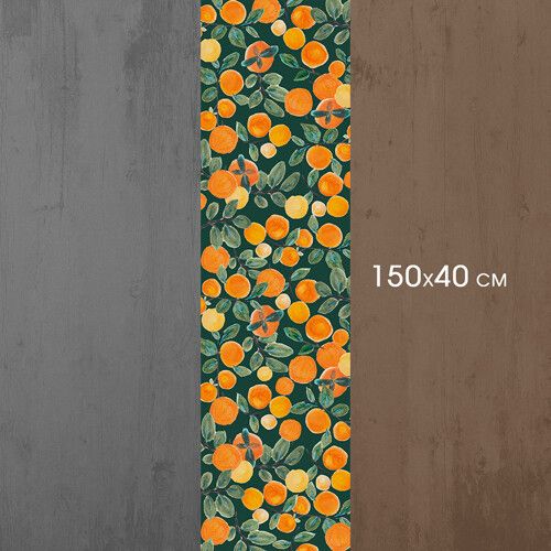 Доріжка на стіл Цитрусові 150x40 см (DR__23NG022) | Зображення 2