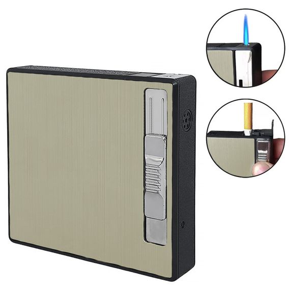 Футляр Автомат На 18 Штук Focus Gold С Зажигалкой | Зображення 1