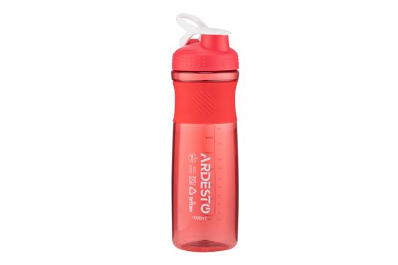 Пляшка для води ARDESTO Smart bottle, 1000мл, тритан, червоний (AR2204TR) | Зображення 2