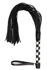 Флогер Premium Leather Flogger, B&W sexstyle