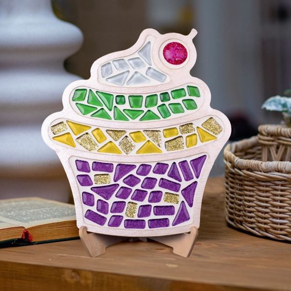 Дитячий набір для творчості кришталева мозаїка "Кекс" MA1006 | Зображення 1